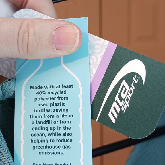 #161 3/$18 - NWT MTA Sport Green Tank Top Size XL - Picture 7 of 8